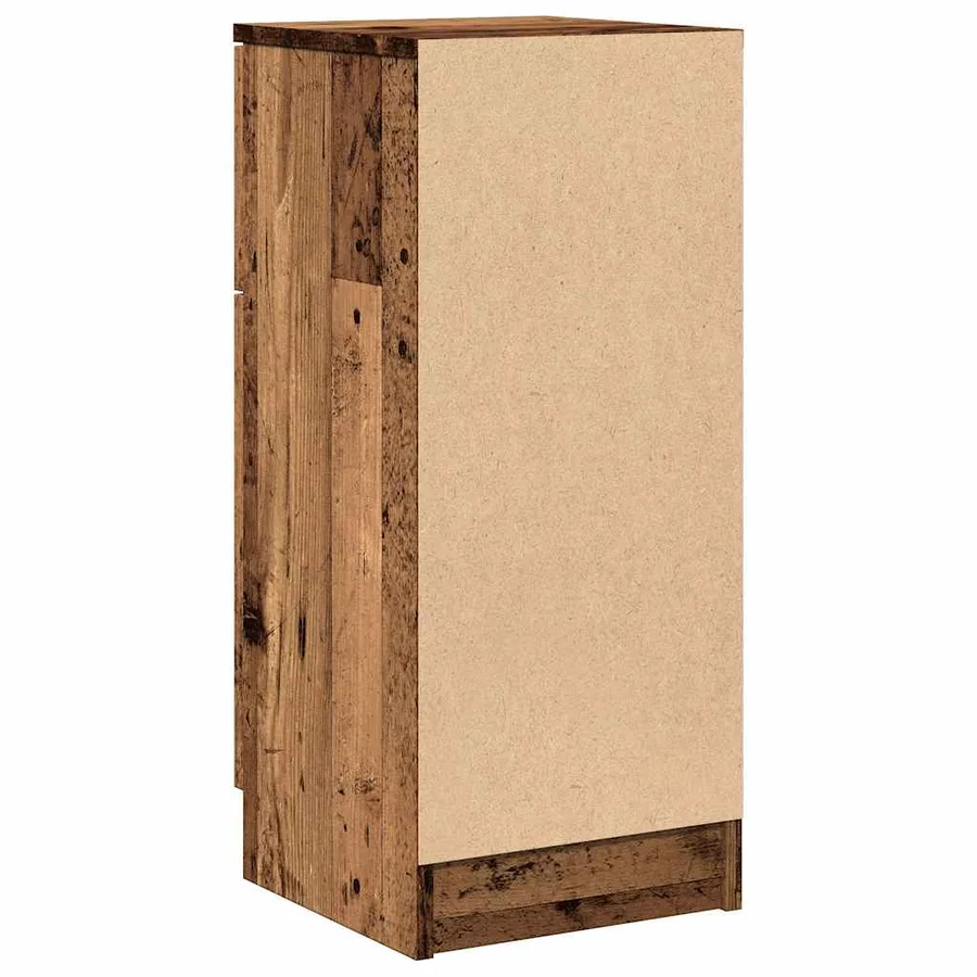 Buffets 2 pcs vieux bois 30x30x70 cm bois d'ingénierie - 5