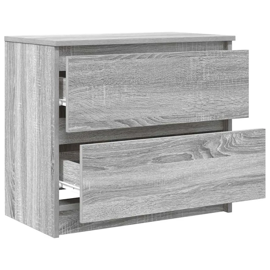 Meuble TV sonoma gris 60x35x54 cm bois d'ingénierie - 5