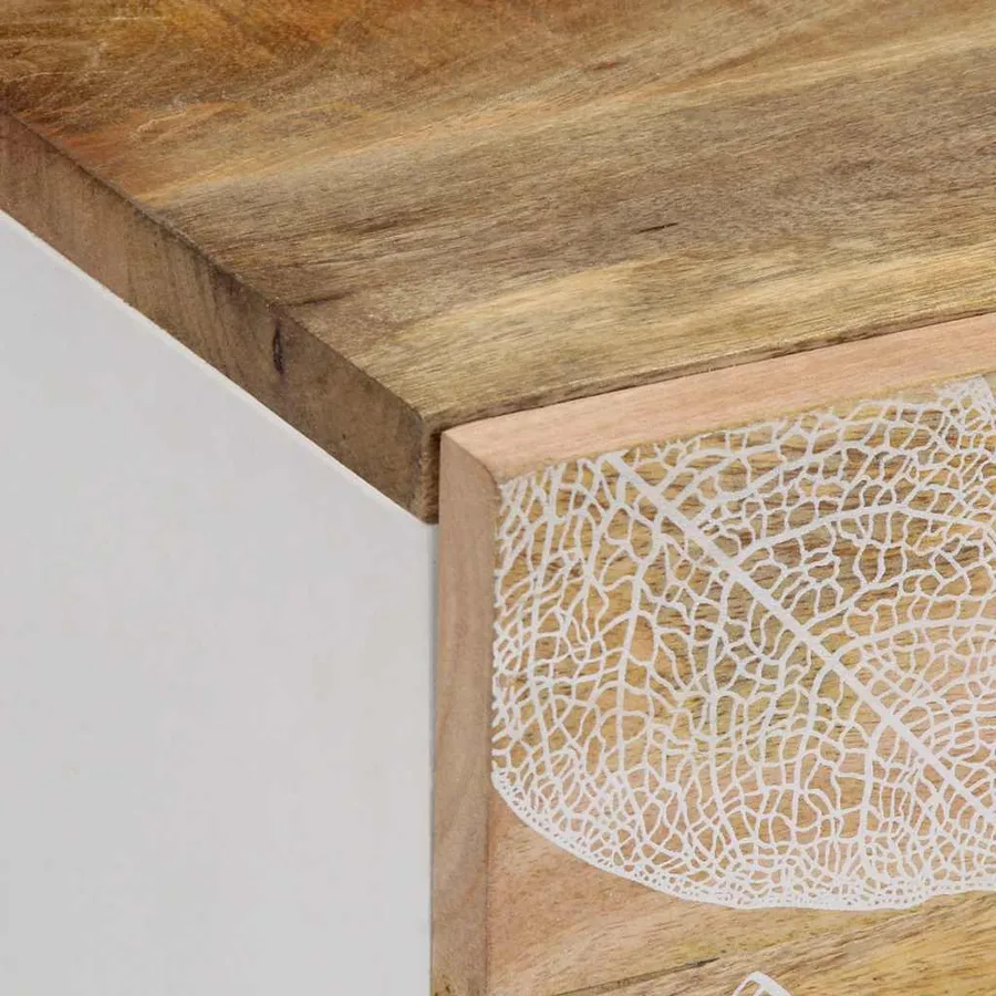 Table basse 100x54x40 cm bois de manguier massif - 6