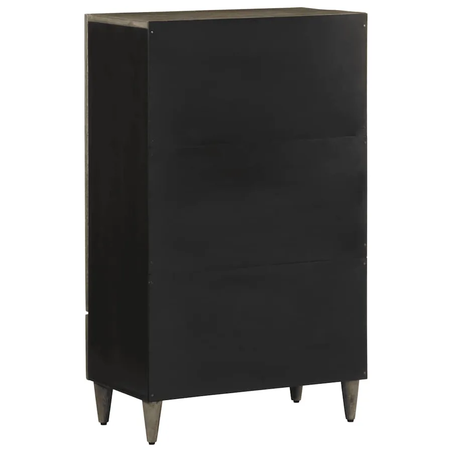 Buffet 60x33x100 cm bois de manguier massif - 5
