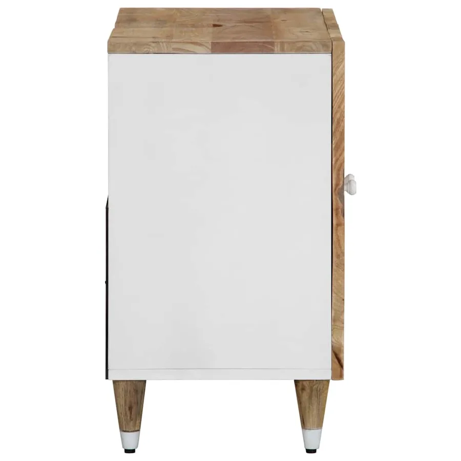Armoire lavabo de salle de bain bois massif de manguier - 4