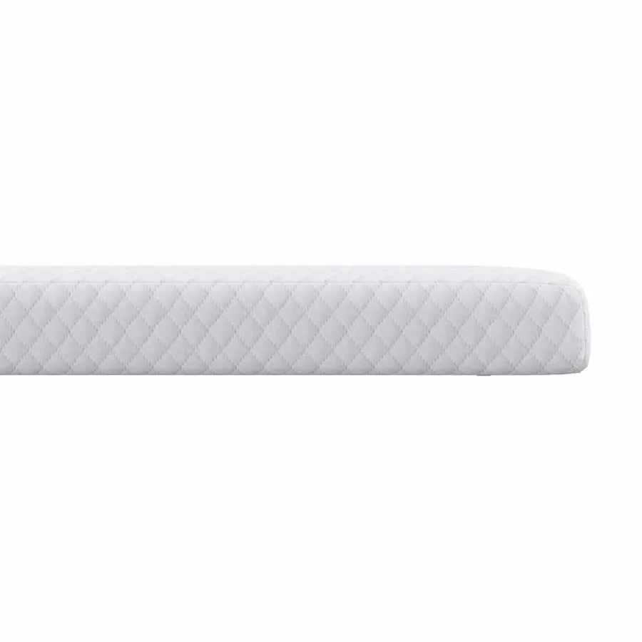 Surmatelas en mousse à mémoire 80 x 200 cm Thick Doux Blanc - 6
