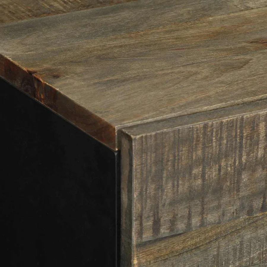 Buffet 40x33x75 cm bois massif de manguier - 6