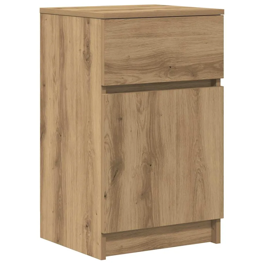 Tables de chevet 2 pcs chêne artisanal 39x35x65 cm - 5
