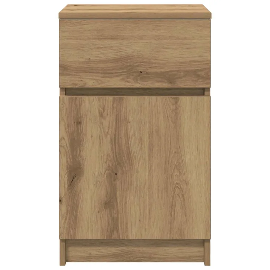 Tables de chevet 2 pcs chêne artisanal 39x35x65 cm - 7