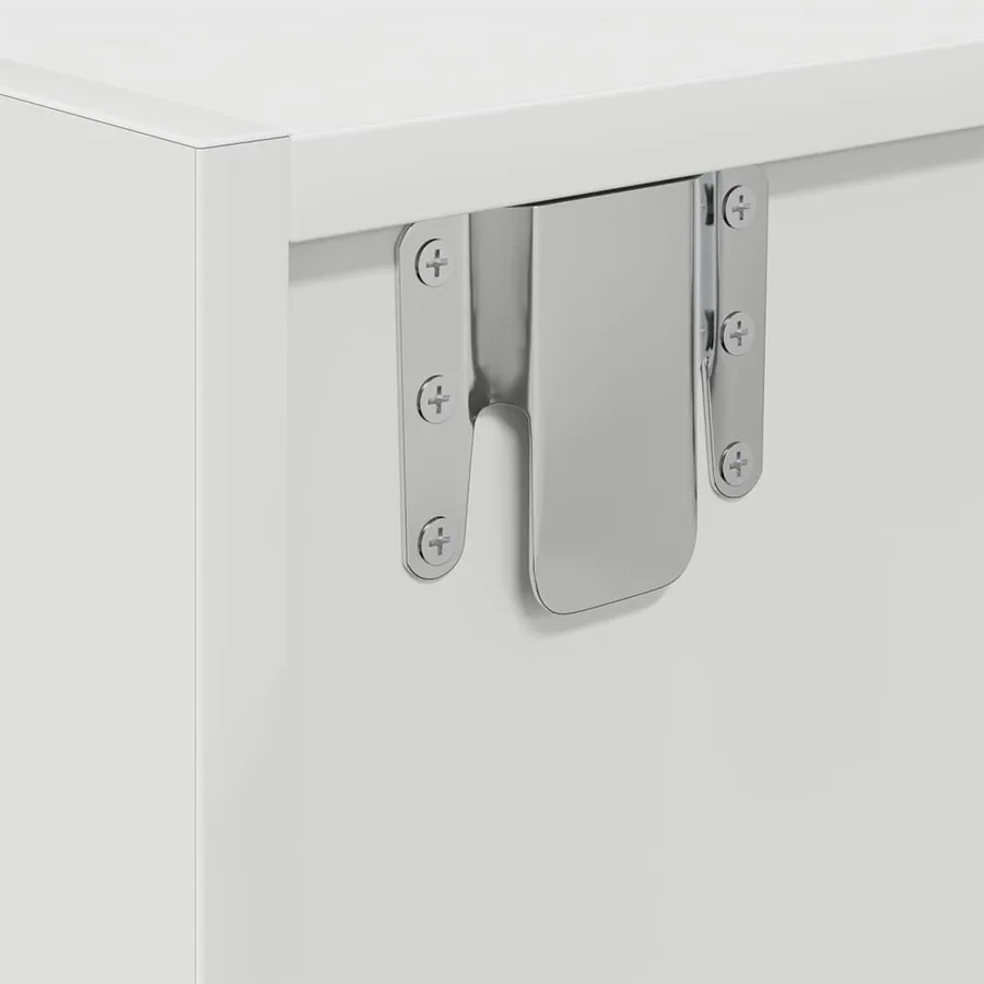 Meubles TV 2 pcs blanc 60x31x25,5 cm bois d'ingénierie - 8