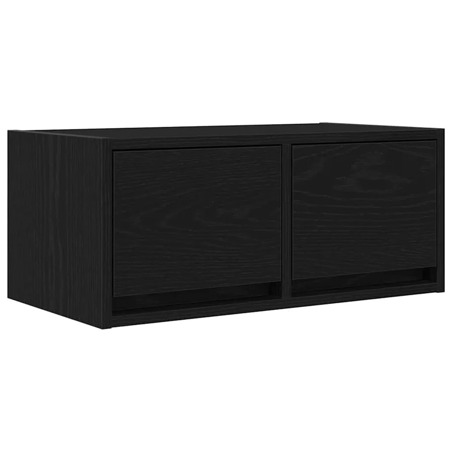 Meubles TV 2 pcs chêne noir 60x31x25,5 cm bois d'ingénierie - 5