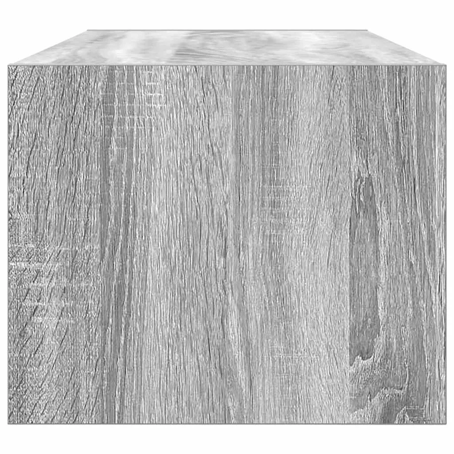 Meuble TV sonoma gris 80x31x25,5 cm bois d'ingénierie - 7