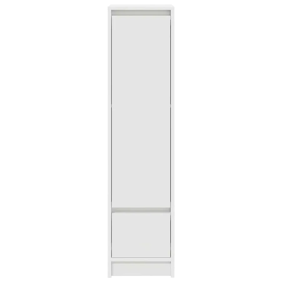 Buffet haut blanc 29,5x34x119,5 cm bois d'ingénierie - 6