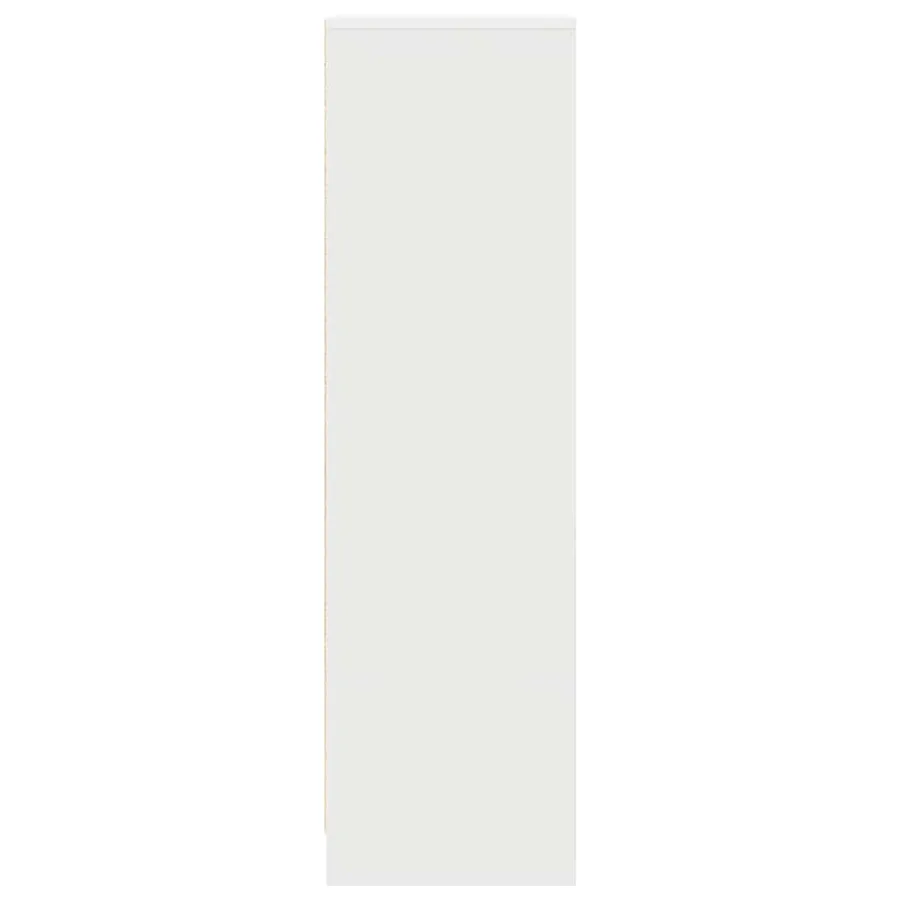 Buffet haut blanc 29,5x34x119,5 cm bois d'ingénierie - 7