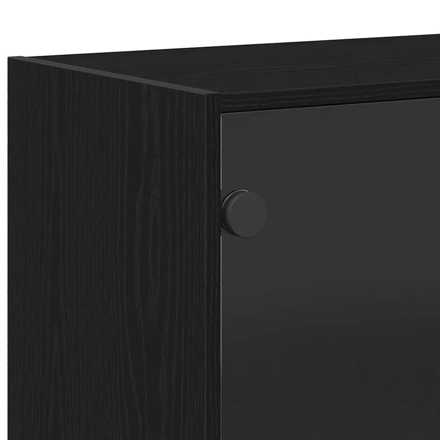 Buffet Chêne noir 100 x 37 x 75.5 cm - 9