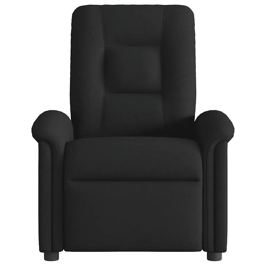 Fauteuil inclinable Noir Tissu - 3