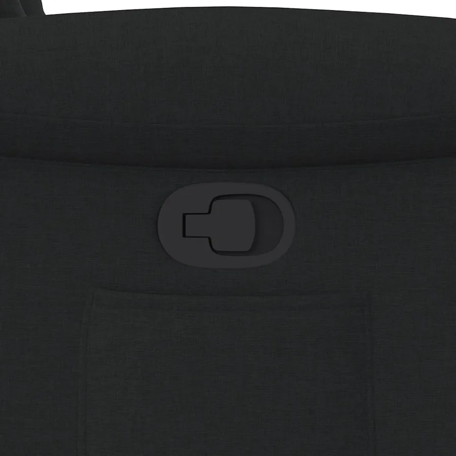 Fauteuil inclinable Noir Tissu - 9