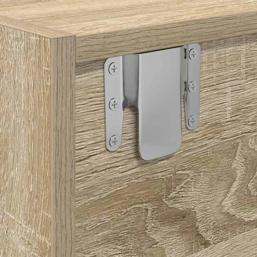 Meuble TV Chêne sonoma 100 x 31 x 25,5 cm Bois d'ingénierie - 10