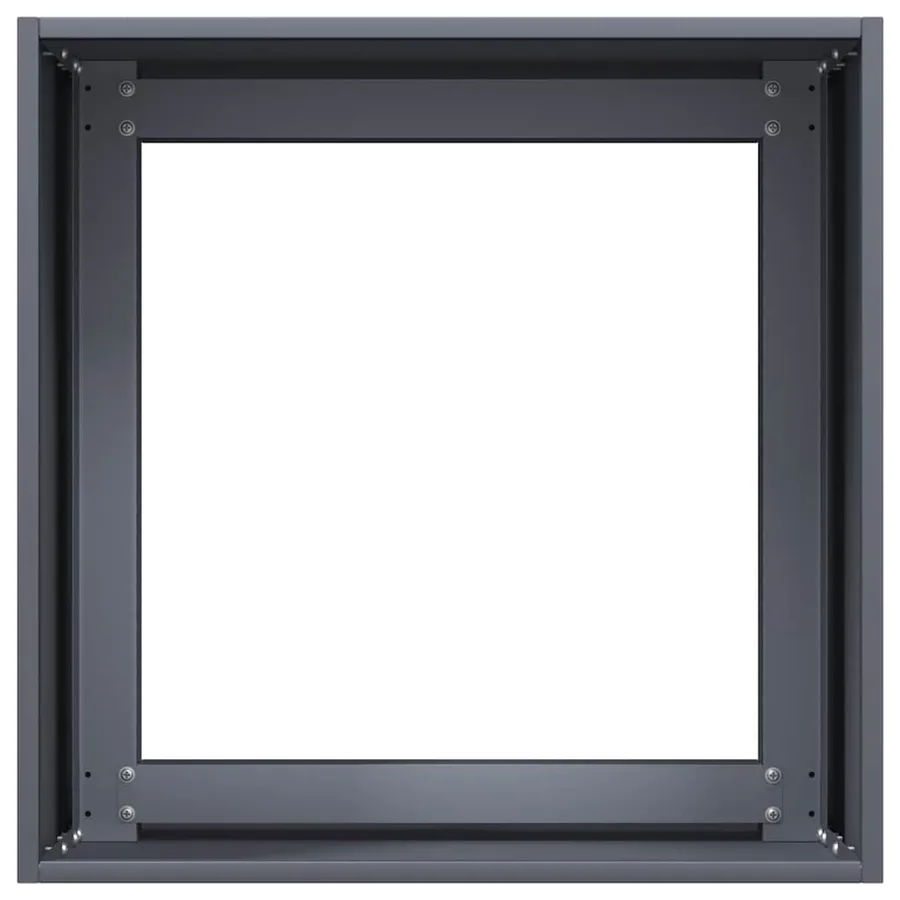Jardinière anthracite 40x40x40 cm acier laminé à froid - 5