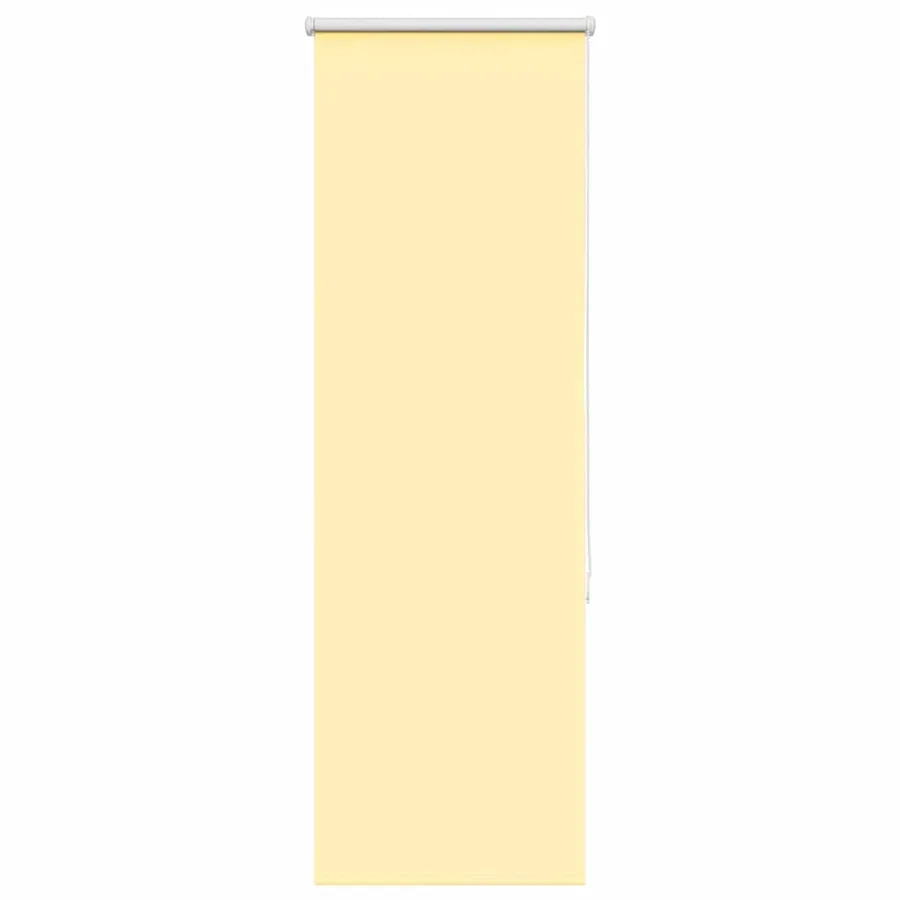 Store enrouleur occultant jaune largeur du tissu 35,7 cm
