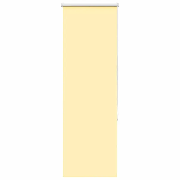 Store enrouleur occultant jaune largeur du tissu 35,7 cm