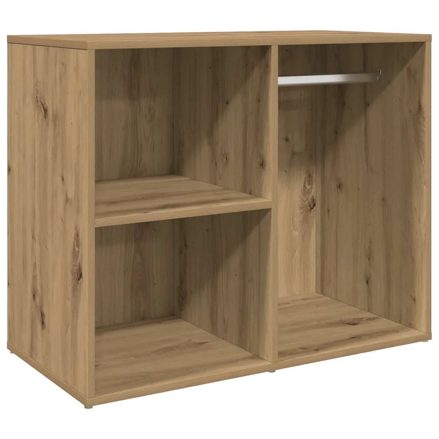 Armoire de dressing chêne artisanal 80x40x65 cm bois ingénierie - 2