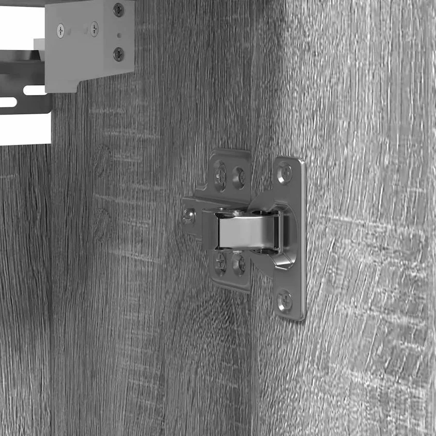 Armoire murale de salle de bain miroir sonoma gris 60x21x60 cm - 11
