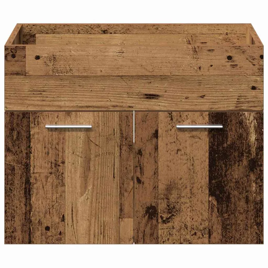 Cabinet de salle de bain avec tiroir Bois d'ingénierie - 7