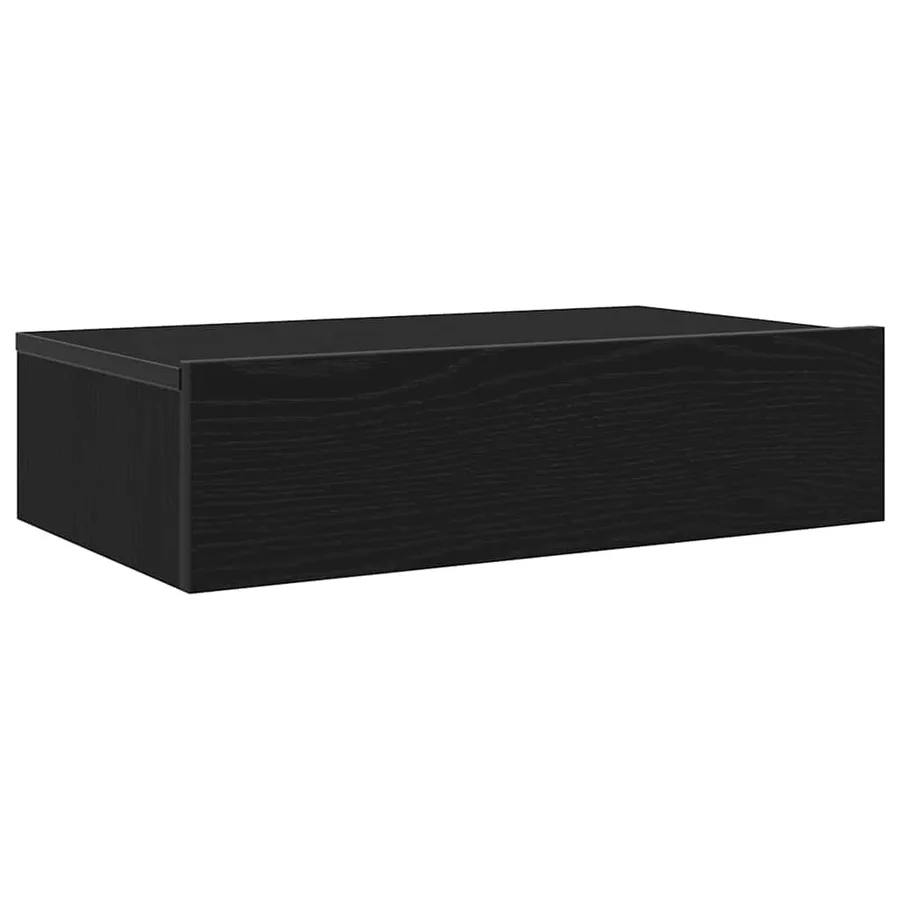 Meubles TV avec éclairage LED 2 pièces Chêne noir 60 x 35 x 15,5 cm - 6