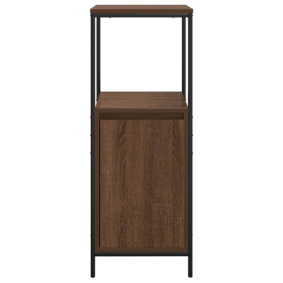 Meuble de salle de bain avec étagères chêne marron 36x35x95 cm - 6
