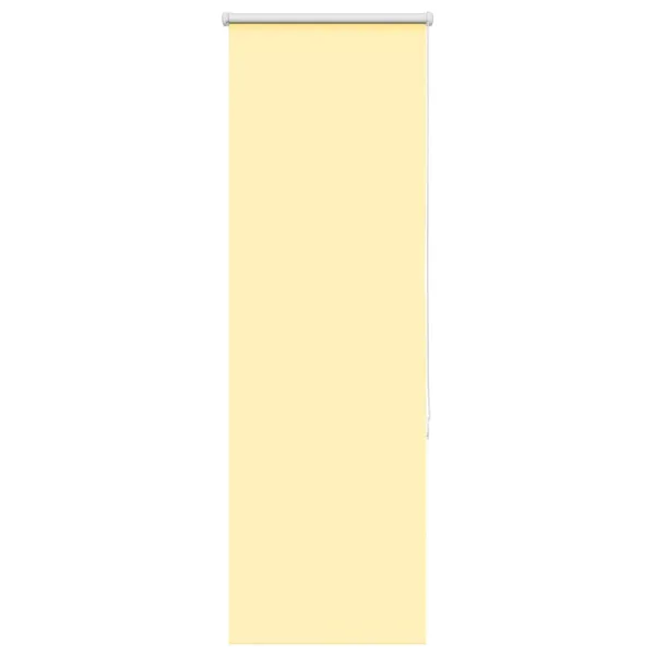Store enrouleur occultant jaune largeur du tissu 45,7 cm