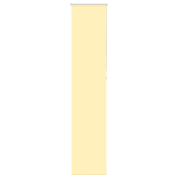 Store enrouleur occultant jaune largeur du tissu 50,7 cm