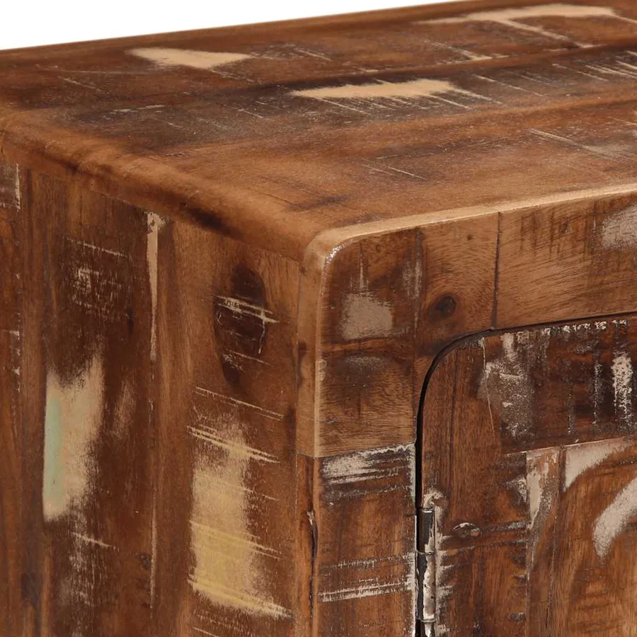 Meuble TV 105x46x32 cm Bois massif de récupération - 6