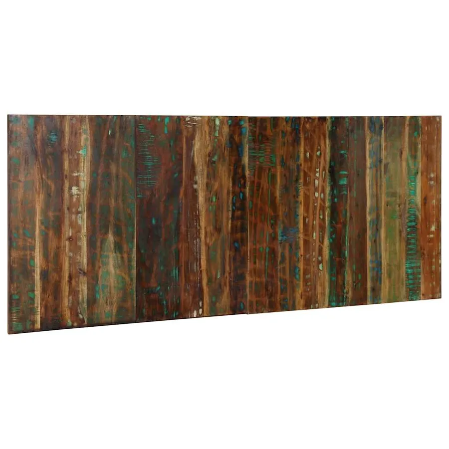 Tête de lit multicolore 200 cm bois massif récupération - 3