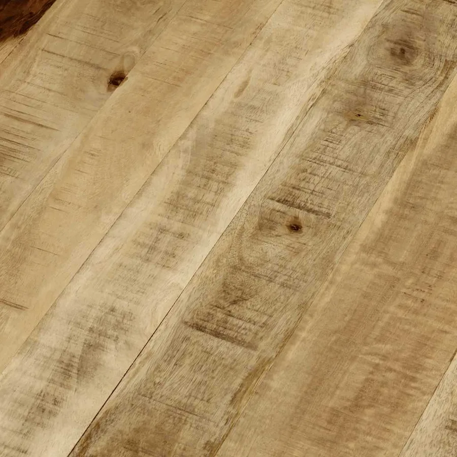 Table basse Bois massif de manguier brut 65x32 cm - 11