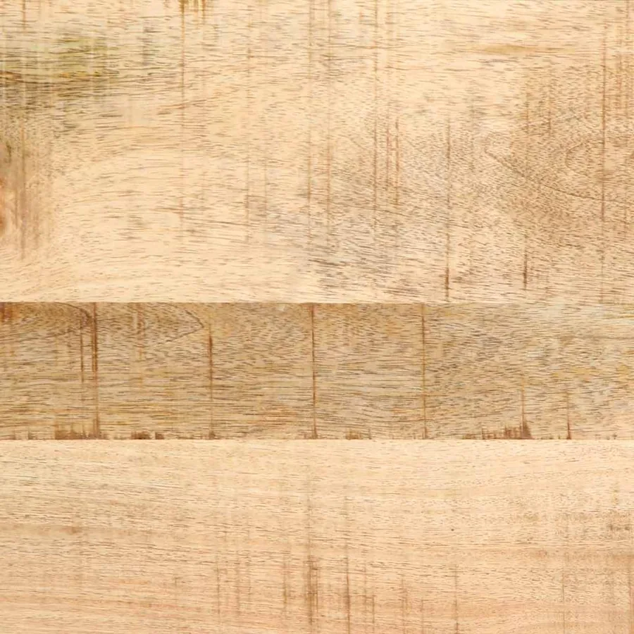 Table de chevet 37x32x50 cm bois de manguier massif brut - 10