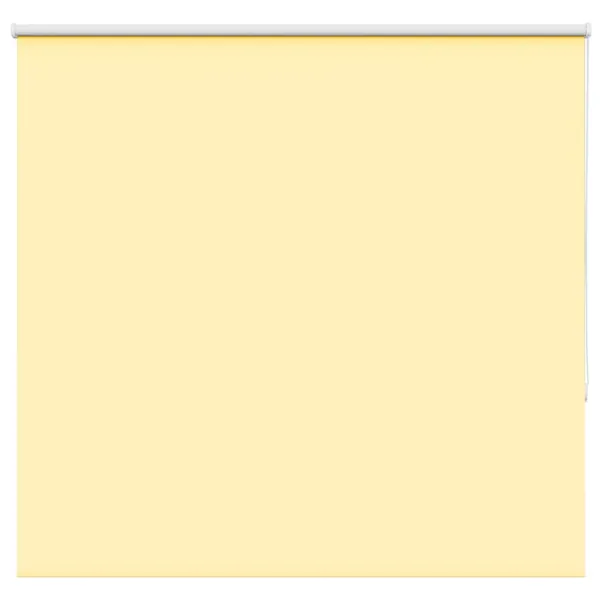 Store enrouleur occultant jaune largeur du tissu 161,6 cm