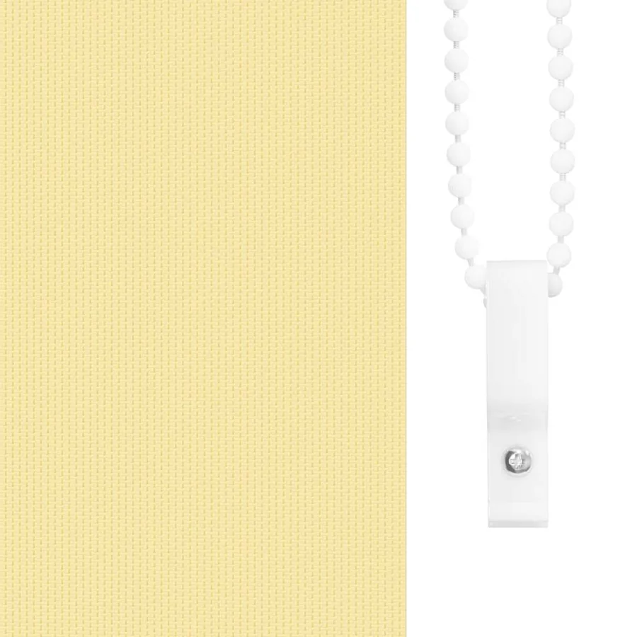 Store enrouleur occultant jaune largeur du tissu 161,6 cm - 10