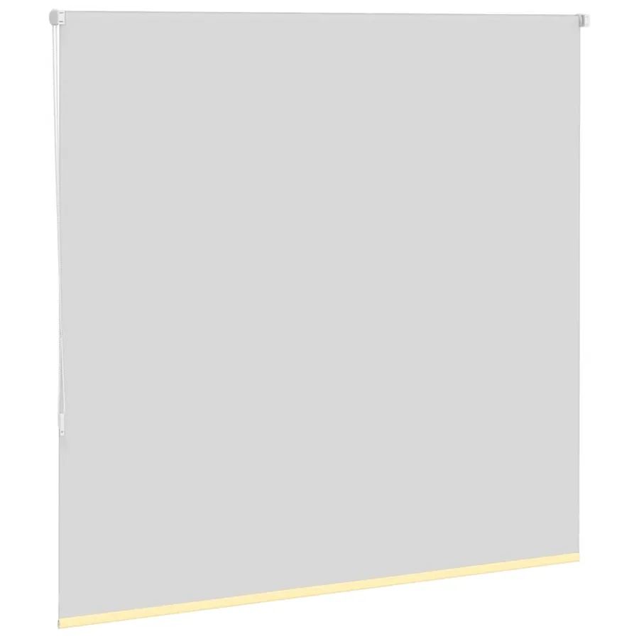 Store enrouleur occultant jaune largeur du tissu 161,6 cm - 4