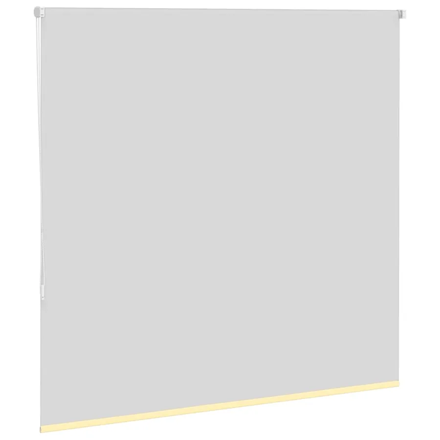 Store enrouleur occultant jaune largeur du tissu 141,6 cm - 4