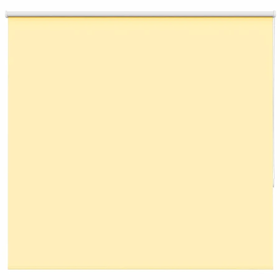 Store enrouleur occultant jaune largeur du tissu 151,6 cm