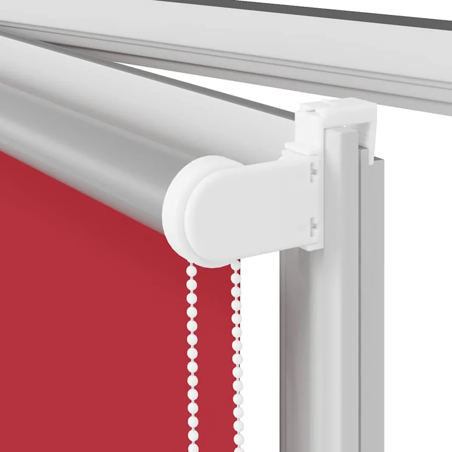 Store enrouleur occultant rouge largeur du tissu 156,6 cm - 12
