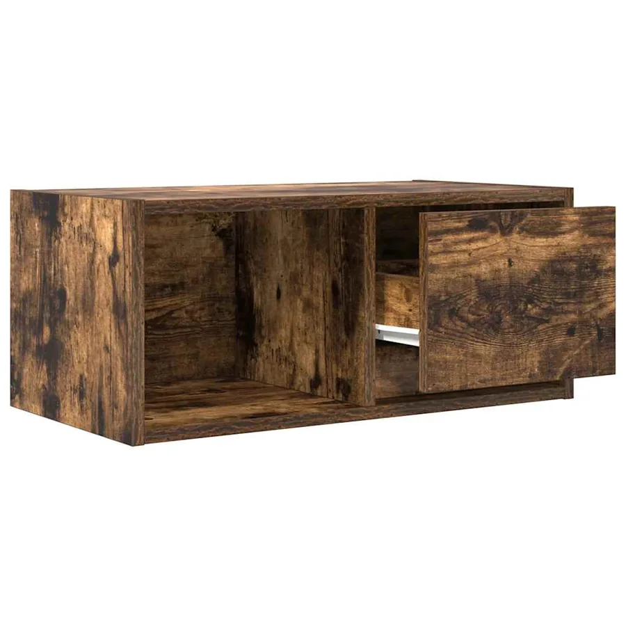 Meubles TV 2 pcs chêne fumé 60x31x25,5 cm bois d'ingénierie - 5