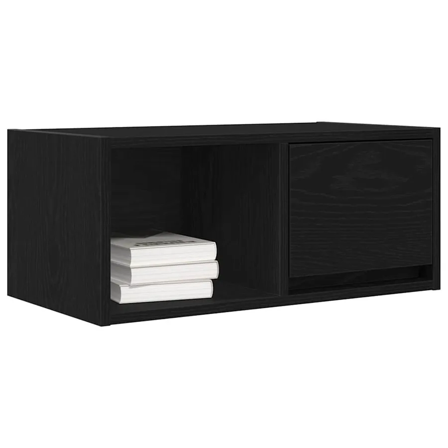 Meubles TV 2 pcs chêne noir 60x31x25,5 cm bois d'ingénierie - 4