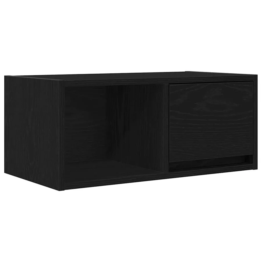 Meubles TV 2 pcs chêne noir 60x31x25,5 cm bois d'ingénierie - 6