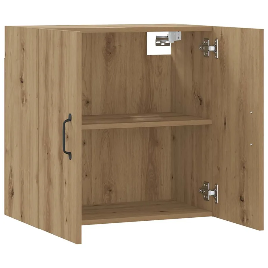 Armoire murale chêne artisanal 60x31x60 cm bois d'ingénierie - 4