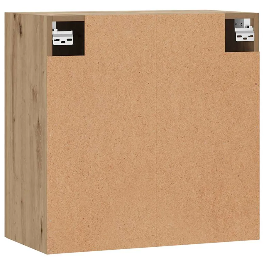 Armoire murale chêne artisanal 60x31x60 cm bois d'ingénierie - 7