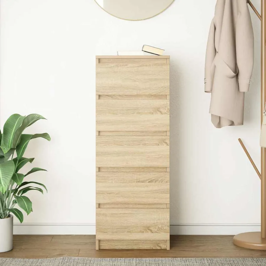 Buffet avec tiroirs chêne sonoma 37,5x35x99 cm bois ingénierie - 3