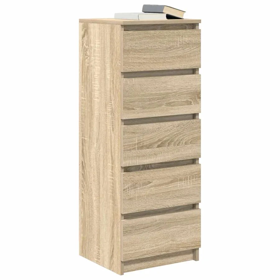 Buffet avec tiroirs chêne sonoma 37,5x35x99 cm bois ingénierie - 4