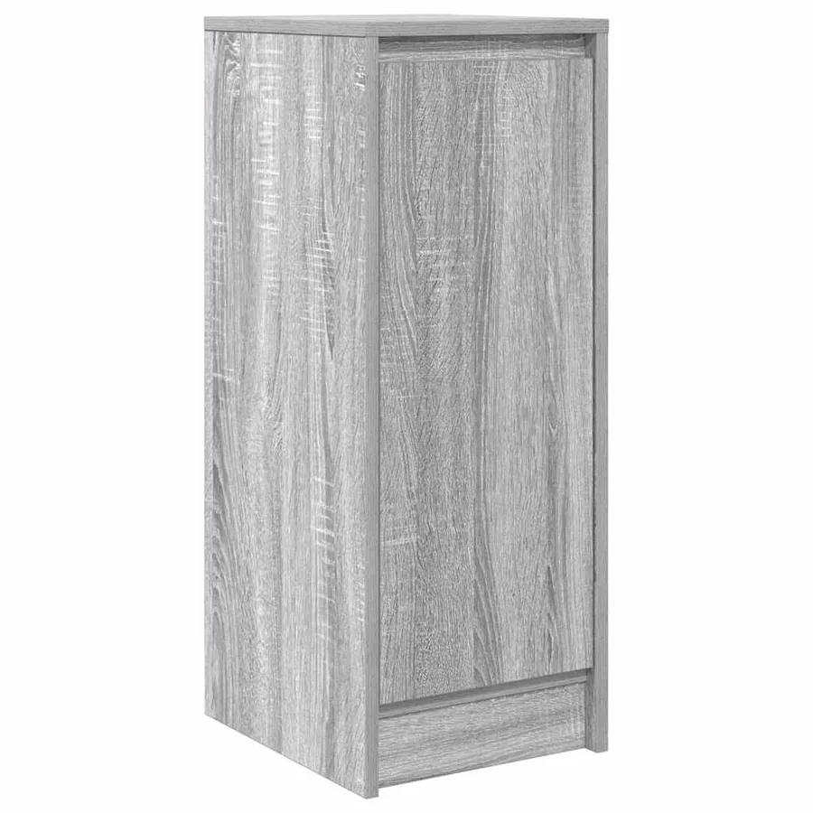 Buffet sonoma gris 29,5x34x76 cm bois d'ingénierie - 2
