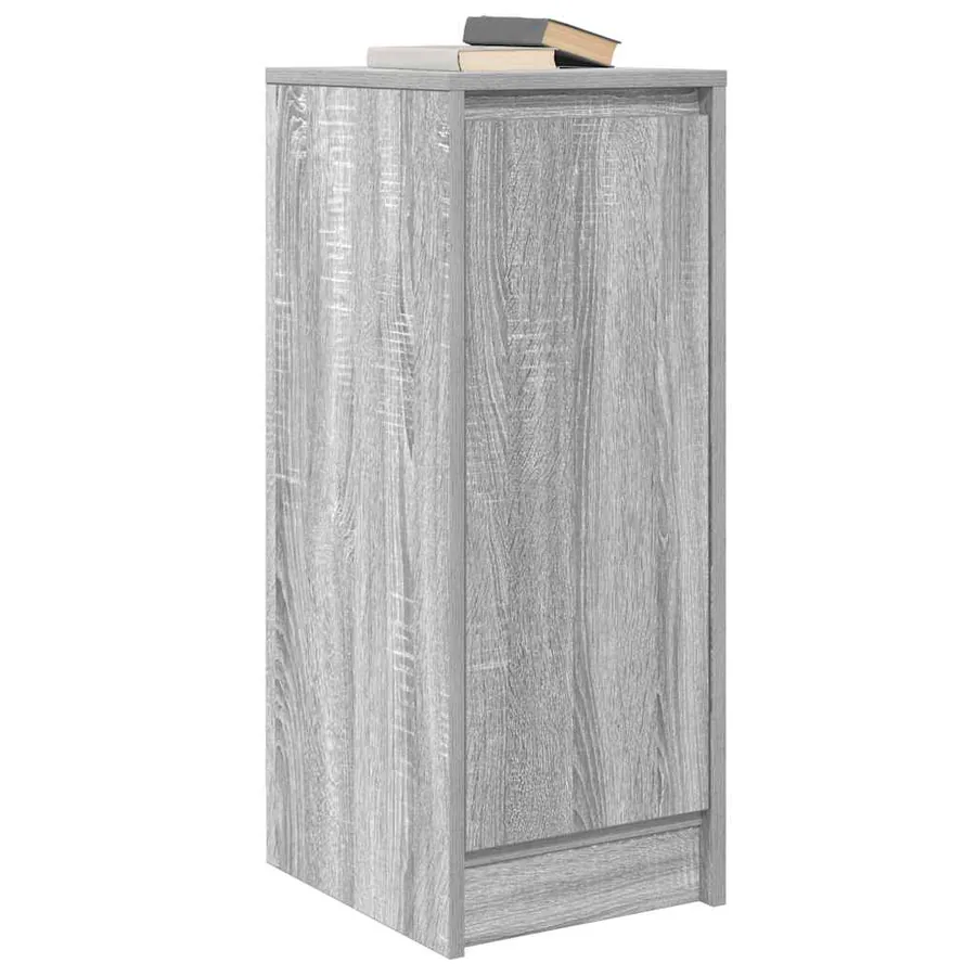 Buffet sonoma gris 29,5x34x76 cm bois d'ingénierie - 4