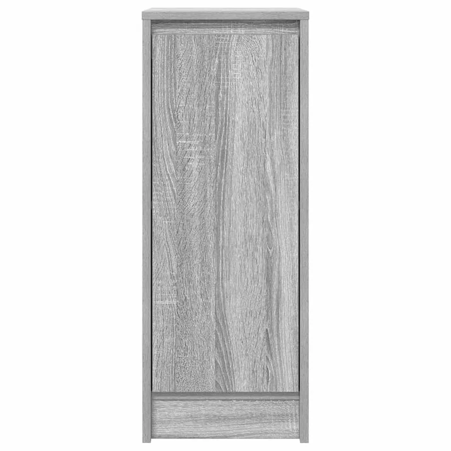 Buffet sonoma gris 29,5x34x76 cm bois d'ingénierie - 6