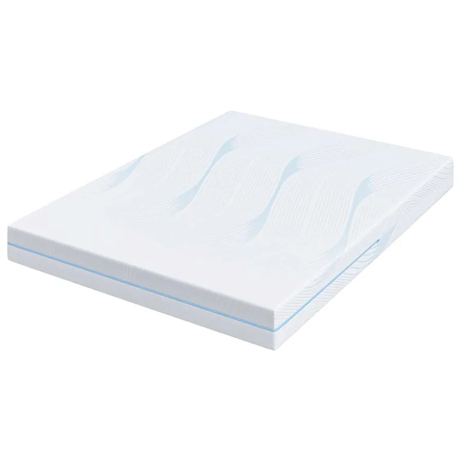 Matelas Moyennement ferme 140 x 200 cm Blanc - 5