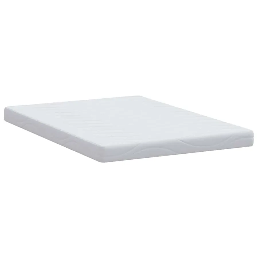 Matelas Blanc 140 x 200 cm Tissu jacquard - 6